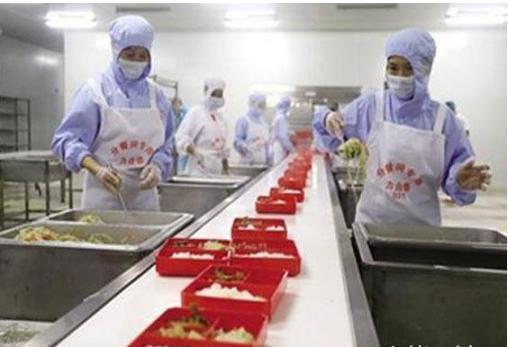 盒飯制作中央廚房設計圖_效果圖