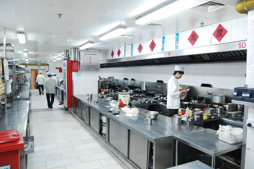 五星級(jí)酒店廚房布局