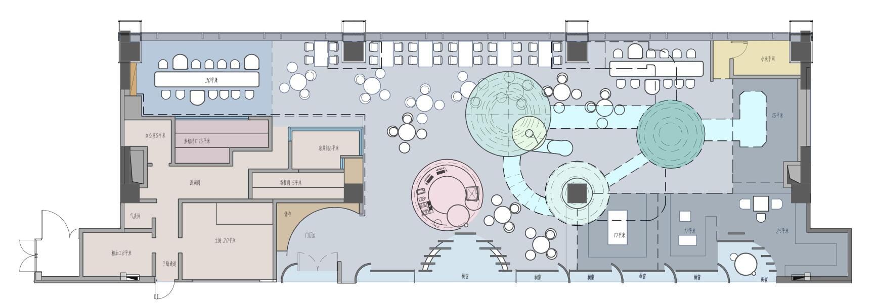 飯店廚房設(shè)計(jì)-餐廳與廚房面積占比