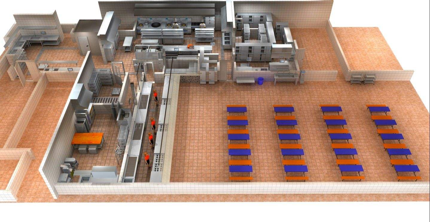餐廳與廚房面積占比-整體凈面積計(jì)算
