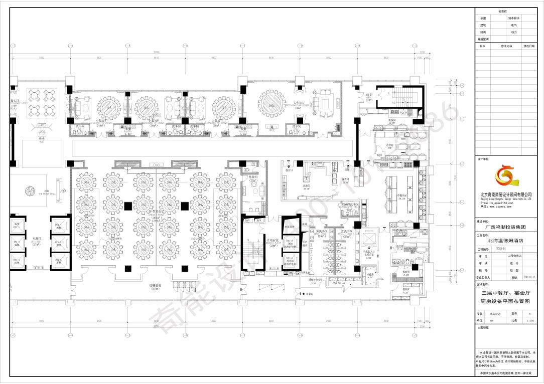 酒店廚房設計解決方案